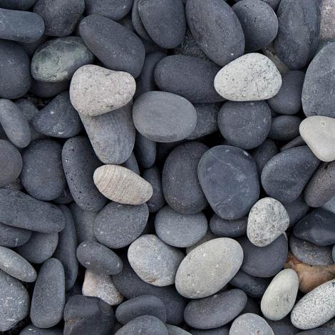 Beach pebbles zwart - maat 5/8mm - 0,50 m3