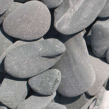 Flat pebbles groen
